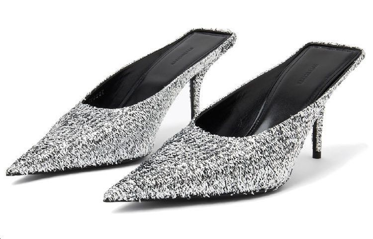 Order (Women) Balenciaga Mule M80 'Metabllic' 702017W2LB08010