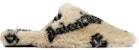 (Women) Balenciaga Mule Slide 'Teddy Beige Black' 713785W2L412010