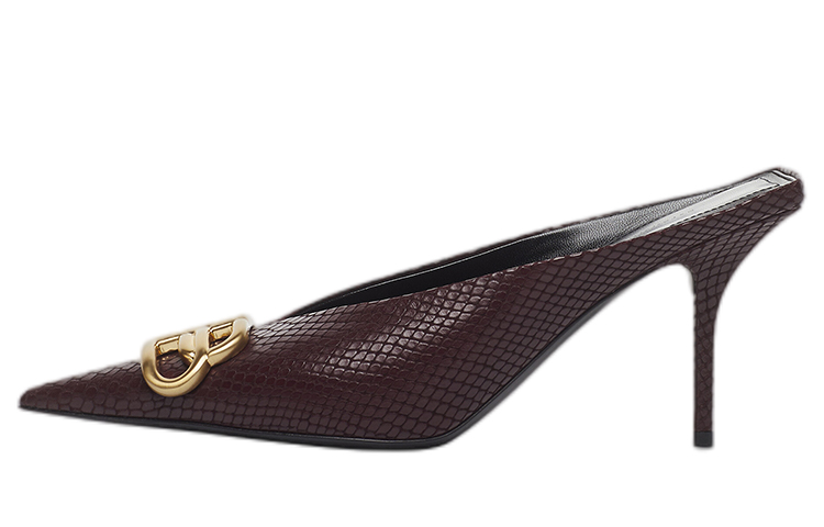 (Women) Balenciaga Mules 'Burgundy Leather' 659994WBCX16189