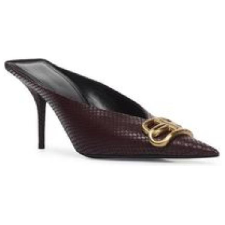 Lookbook (W) Balenciaga Mules ''Pelle Borgogna'' 659994WBCX16189