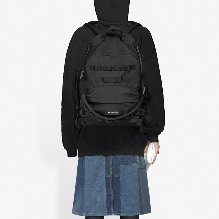 (Women) Balenciaga Multilingual Logo Hoodie Black 578135TJVI62771 圖 5