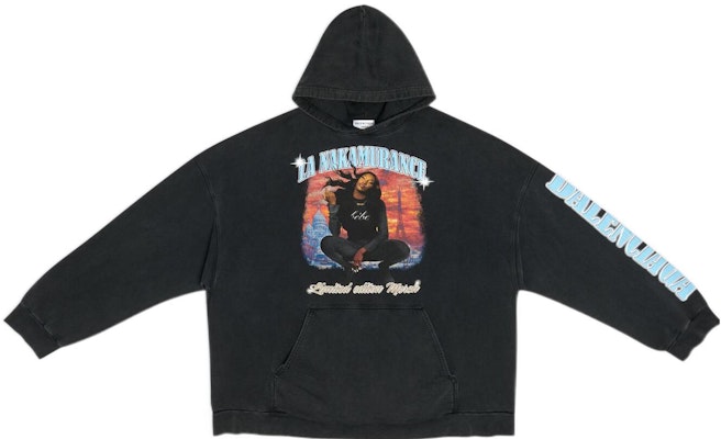 (W) Balenciaga Music Aya Nakamura Hoodie Wanita Oversaiz Grafik Hitam 675003TMV851055 Buy (W) Balenciaga Music Aya Nakamura Hoodie Wanita Oversaiz Grafik Hitam 675003TMV851055