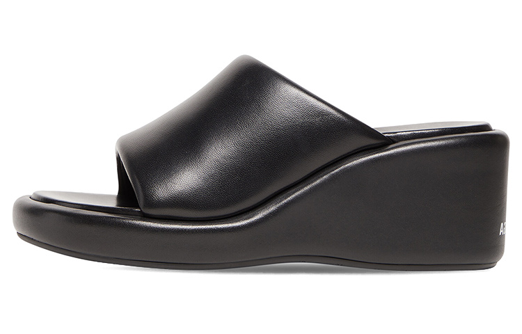 Buy (W) Balenciaga Nappa Rise Wedge 'Hitam' 694082WBDA11090