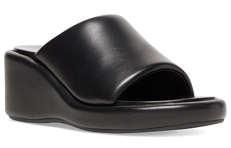 Order (W) Balenciaga Nappa Rise Wedge 'Hitam' 694082WBDA11090