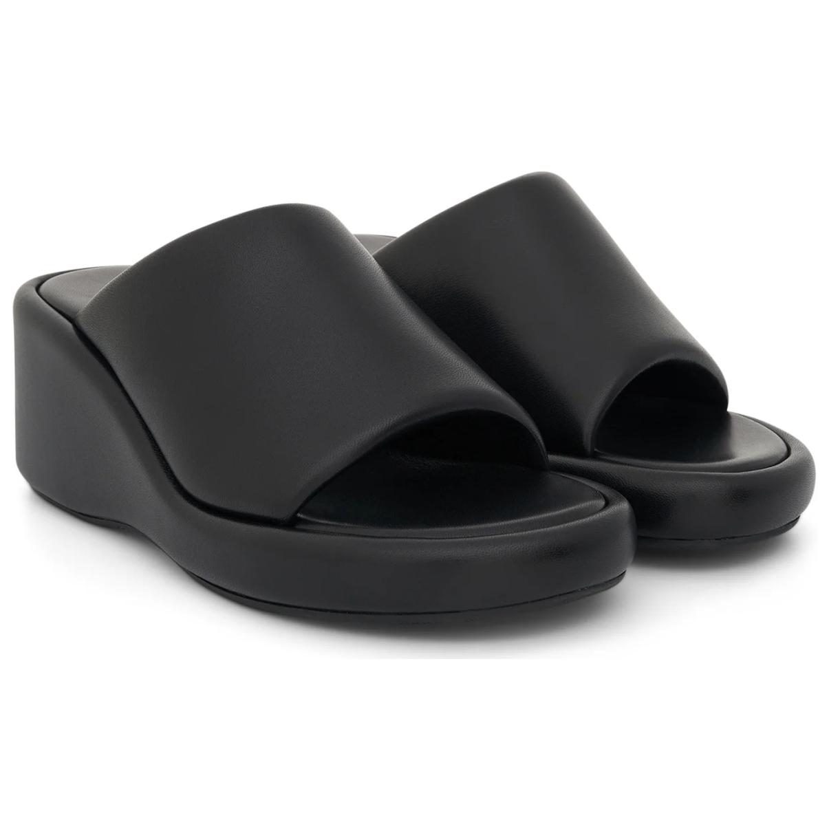 Lookbook (W) Balenciaga Nappa Rise Wedge 'Hitam' 694082WBDA11090