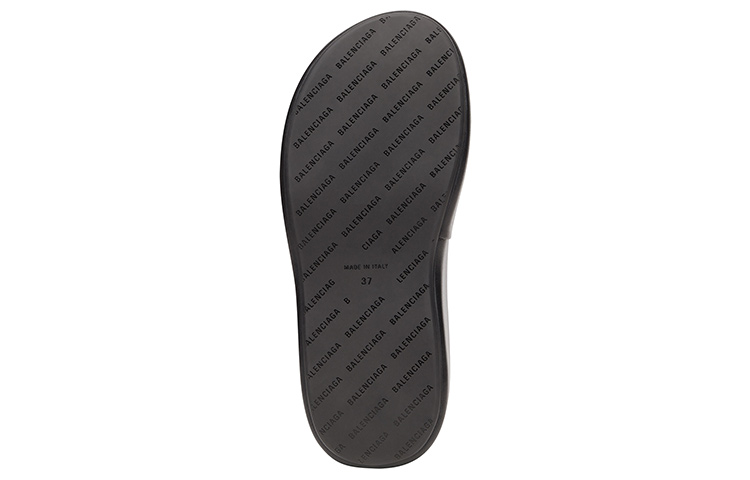Purchase (W) Balenciaga Nappa Rise Wedge 'Hitam' 694082WBDA11090
