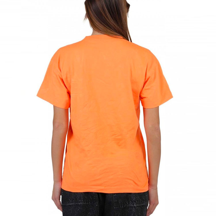 (Women) Balenciaga Neon Orange Women’s Logo Print Crewneck T-Shirt 612965TJVI37513 圖 4