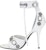 (W) Balenciaga Cagole 110mm Sandal 'Kulit Anak Domba Putih Arena' 743057WAD4E9081