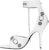 (W) Balenciaga Cagole 110mm Sandal 'Kulit Anak Domba Putih Arena' 743057WAD4E9081