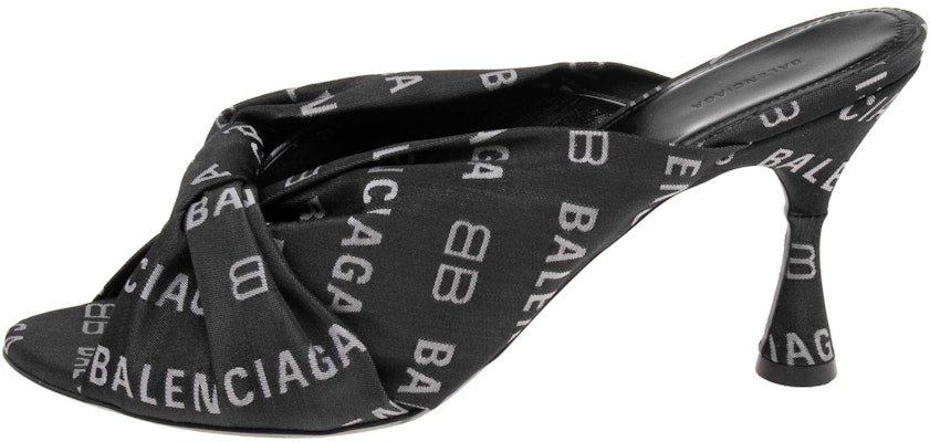 (Women) Balenciaga Open Toe High Heel 'Butterfly Knot Black' 623334W2BX01090 Buy (Women) Balenciaga Open Toe High Heel 'Butterfly Knot Black' 623334W2BX01090
