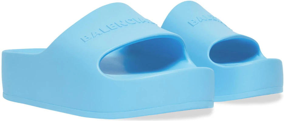 (W) Balenciaga Sandalia Abierta Punta 'Azul' 654315W1S894040 Lookbook (W) Balenciaga Sandalia Abierta Punta 'Azul' 654315W1S894040