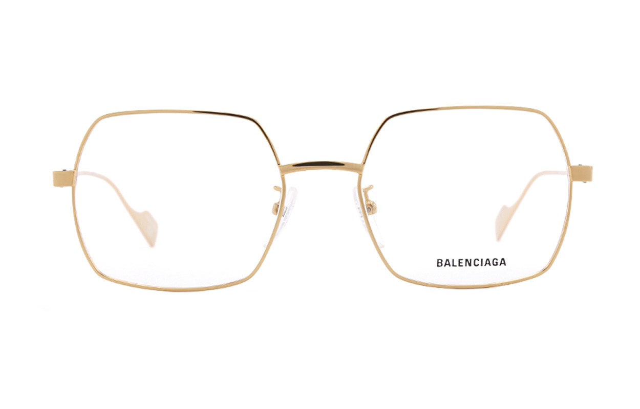 (Women) Balenciaga Optical Glasses Gold Frame Clear Lens Unisex Eyewear BB0090O-003 54 圖 3