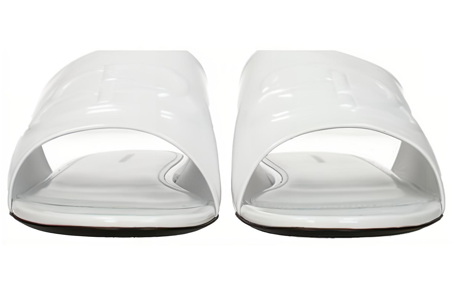 (W) Balenciaga Oval BB Sandal 'White' 圖 4