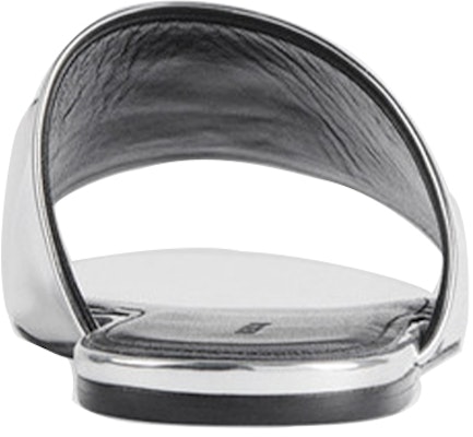 (Women) Balenciaga Oval Sandals Silver 614968W2AD18081 Shop (Women) Balenciaga Oval Sandals Silver 614968W2AD18081