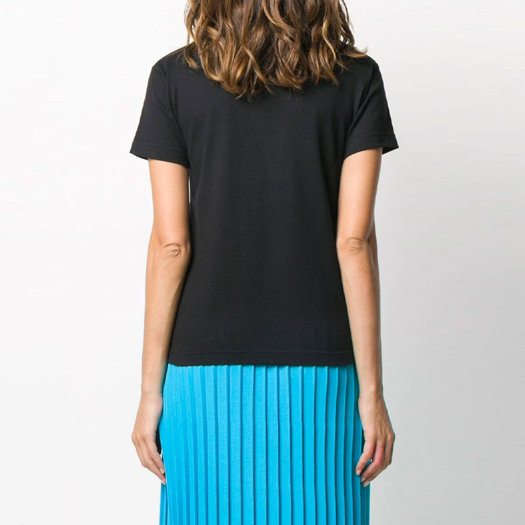 (Women) Balenciaga Oversized Black Print Crewneck T-Shirt 620941TIVD51000 圖 6