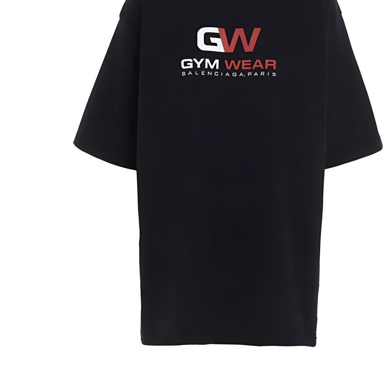 (Women) Balenciaga Oversized Black Print Crewneck T-Shirt 620941TIVD51000 圖 8