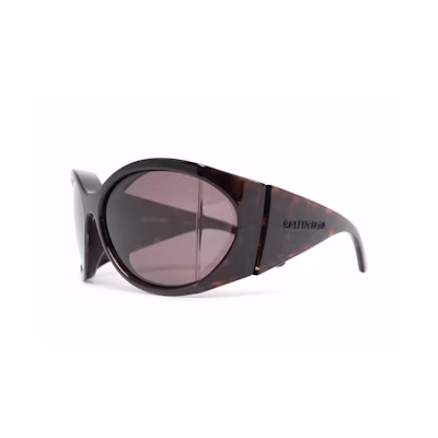 (Women) Balenciaga Oversized Cat-Eye Sunglasses for Women in Black. BB0154S002
