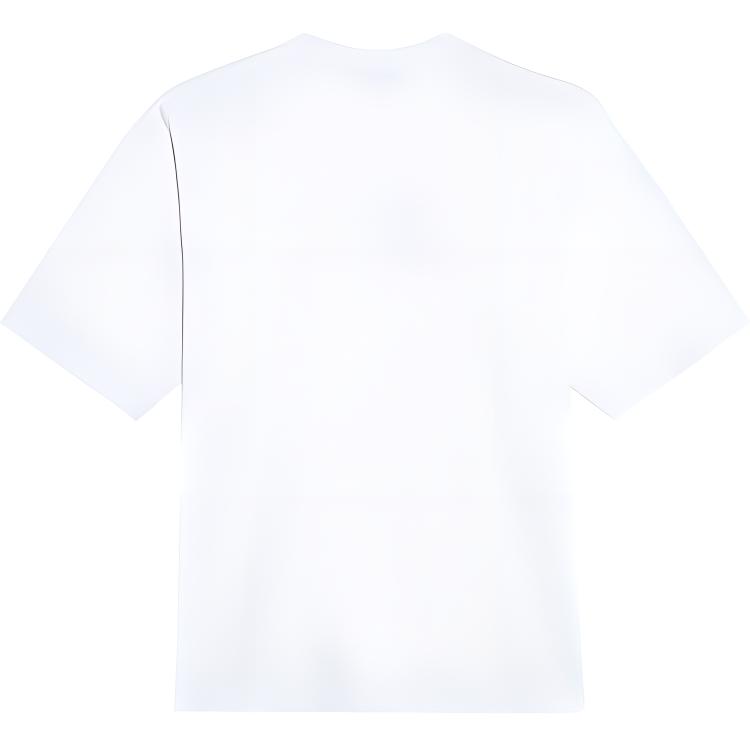 (Women) Balenciaga Oversized Logo Print White Crewneck T-Shirt 620941TIVD59000 圖 3