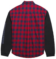 (W) Camisa Manga Larga Oversized de Cuadros Patchwork Roja Balenciaga FW21. 658936TBM238521 Lookbook (W) Camisa Manga Larga Oversized de Cuadros Patchwork Roja Balenciaga FW21. 658936TBM238521