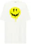 Buy (W) バレンシアガ オーバーサイズ ホワイトTシャツ メルテッドスマイリープリント 641655TKVA18639