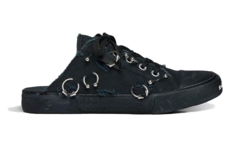 (W) Balenciaga Paris 'Black Knit Fashion Slipper' 圖 2