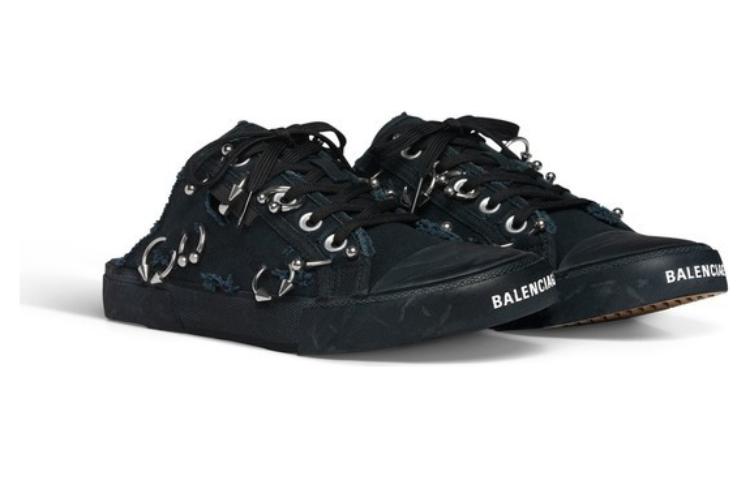 (W) Balenciaga Paris 'Black Knit Fashion Slipper' 圖 4