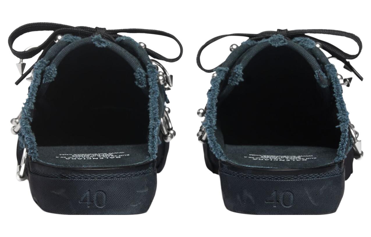 (W) Balenciaga Paris 'Black Knit Fashion Slipper' 圖 6