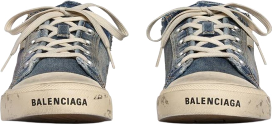 (W) Balenciaga Paris Mule Denim Usang 'Biru' 693952W3RCL4090 Purchase (W) Balenciaga Paris Mule Denim Usang 'Biru' 693952W3RCL4090