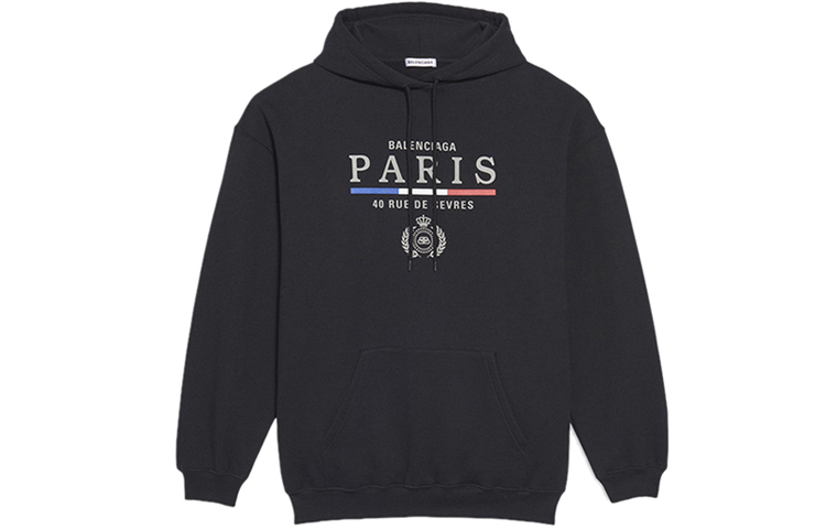 Order (W) 巴黎世家巴黎旗艦店羊毛套頭衛衣黑色 578135TGV681000