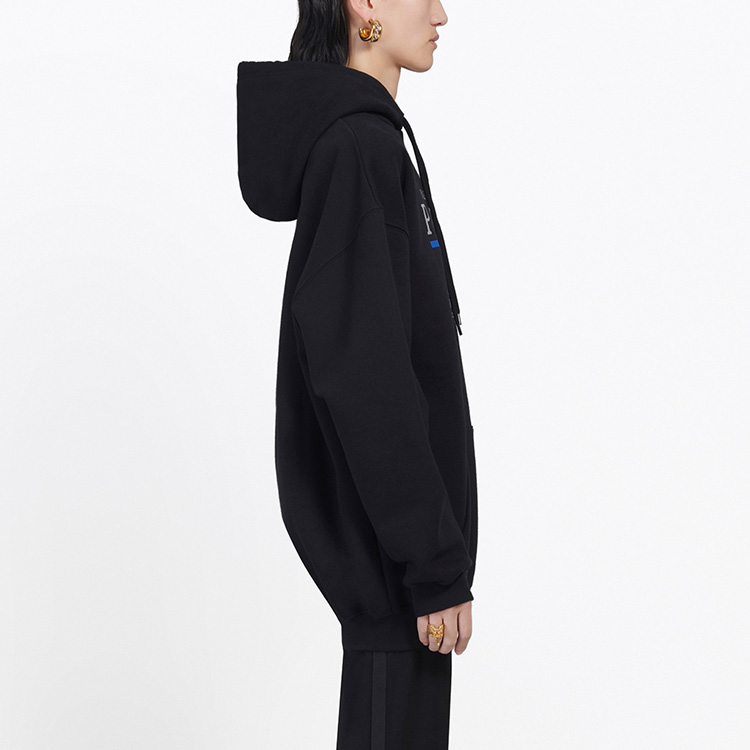 Purchase (W) 巴黎世家巴黎旗艦店羊毛套頭衛衣黑色 578135TGV681000