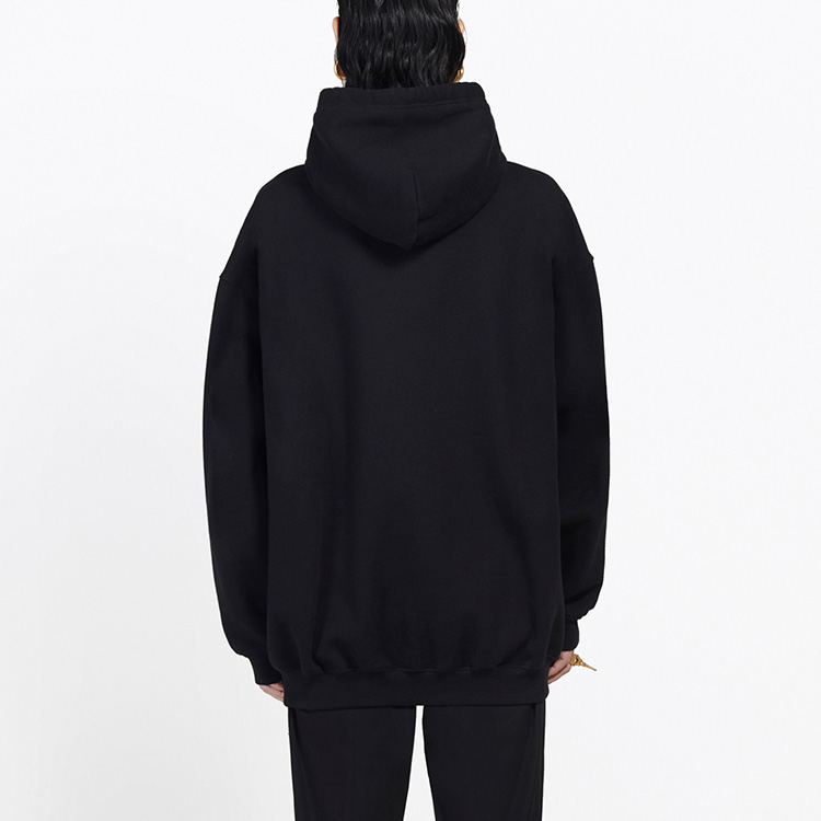 Details for (W) 巴黎世家巴黎旗艦店羊毛套頭衛衣黑色 578135TGV681000