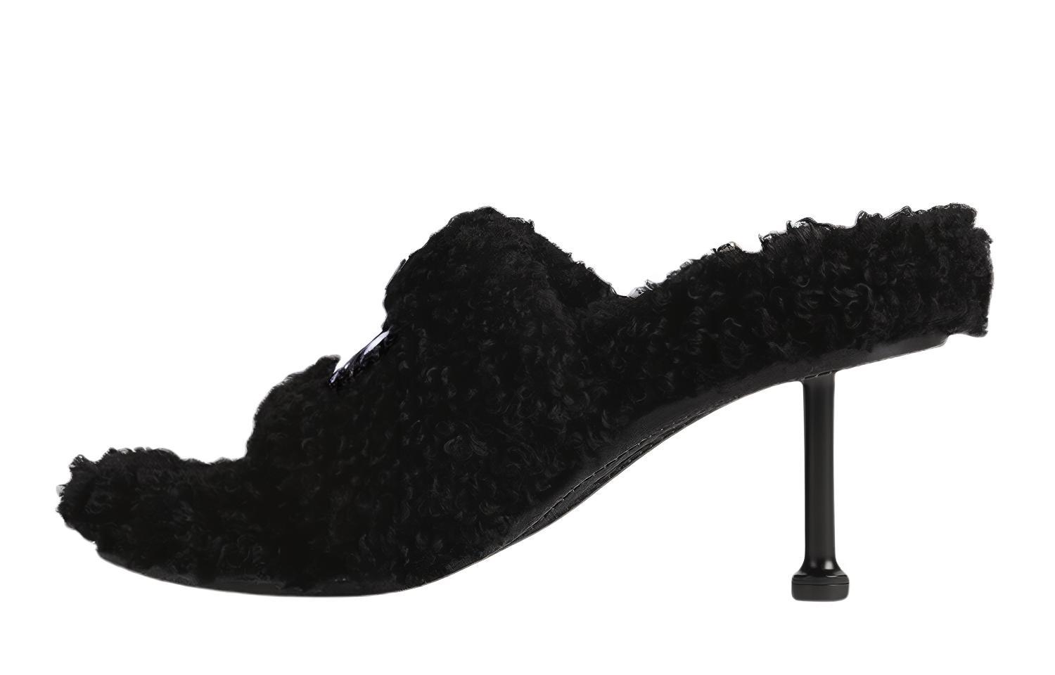 Buy (Women) Balenciaga Paris Furry 'Black' 656632W2DO21001