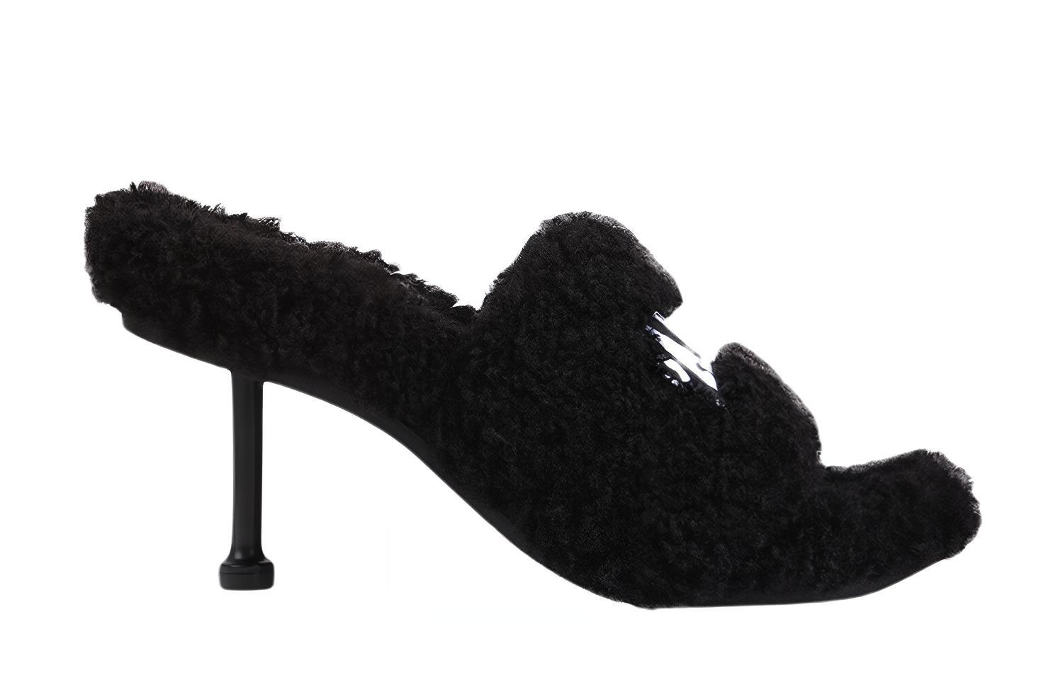 (W) Balenciaga Paris Furry 'Black' 圖 2