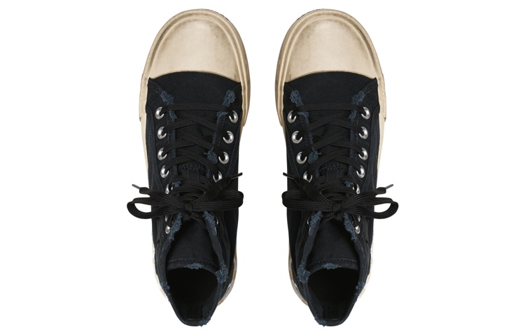 Shop (W) Balenciaga Paris Graffiti Hoge Sneaker ''Zwart Wit'' 688756W3RR41099