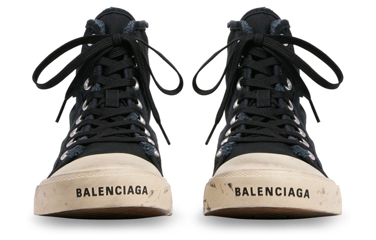 Purchase (W) Balenciaga Paris Graffiti Hoge Sneaker ''Zwart Wit'' 688756W3RR41099