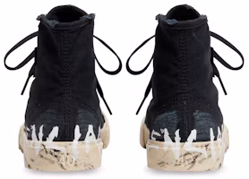 Details for (W) Balenciaga Paris Graffiti High-Top Sneaker ''Schwarz Weiß'' 688756W3RR41099