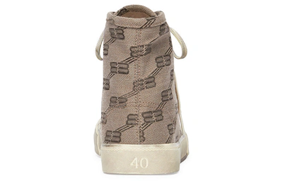 (Women) Balenciaga Paris High 'BB Monogram - Dark Mink Grey'