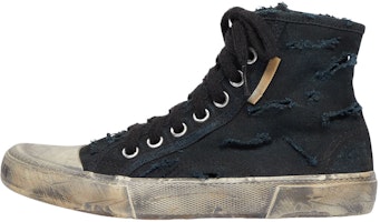 (Women) Balenciaga Paris High 'Destroyed - Black'  726175-W3RCD-1010 (Women) Balenciaga Paris High 'Destroyed - Black'  726175-W3RCD-1010