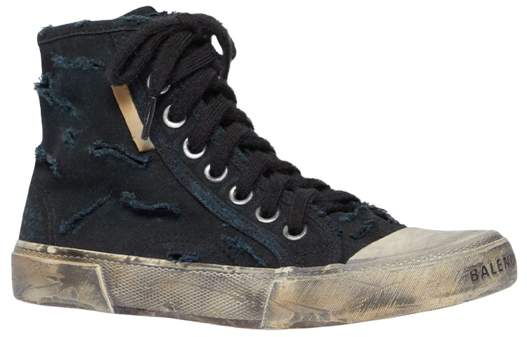 Order （女性）巴黎世家 巴黎高帮 "破壞風 - 黑色" 726175-W3RCD-1010