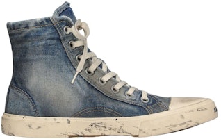 (女性)巴黎世家高幫“破壞 - 牛仔布” 688756-W3RCL-4090 Order (女性)巴黎世家高幫“破壞 - 牛仔布” 688756-W3RCL-4090