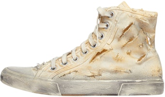 (Women) Balenciaga Paris High 'Destroyed - White' 726175-W3RCD-9010 (Women) Balenciaga Paris High 'Destroyed - White' 726175-W3RCD-9010