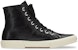(W) Balenciaga Paris High Top Sneakers 'Kulit Hitam dan Getah Putih' 688756W3RCA1090