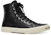 (W) Balenciaga Paris High Top Sneakers 'Kulit Hitam dan Getah Putih' 688756W3RCA1090