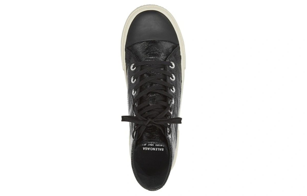 (Women) Balenciaga Paris High 'Black Arena Lambskin'