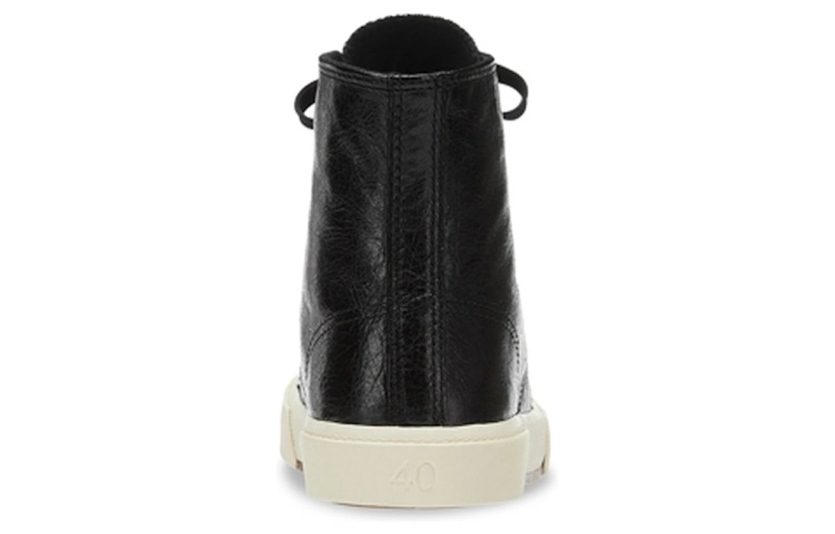(Women) Balenciaga Paris High 'Black Arena Lambskin'