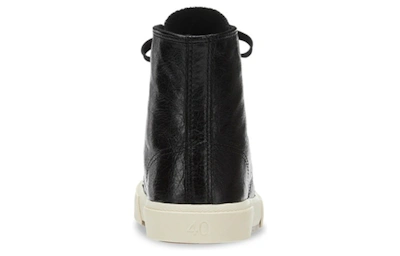(Women) Balenciaga Paris High 'Black Arena Lambskin'