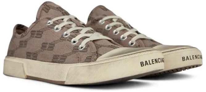 (W) バレンシアガ PARIS ロー "BBモノグラム - ダークミンクグレー" 688757-W3RQ2-2298 Order (W) バレンシアガ PARIS ロー "BBモノグラム - ダークミンクグレー" 688757-W3RQ2-2298