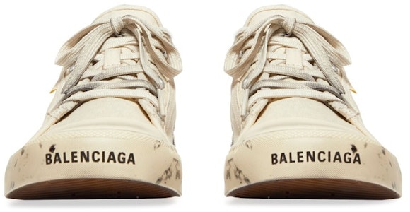 (W) 巴黎世家巴黎低帮破坏风涂鸦白色棉质橡胶运动鞋 688757W3RR59010 Purchase (W) 巴黎世家巴黎低帮破坏风涂鸦白色棉质橡胶运动鞋 688757W3RR59010