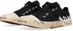 Lookbook (W) Balenciaga Paris Low Top Graffiti Sneakers 'Hitam Putih Kapas Rosak' 688757W3RR51099