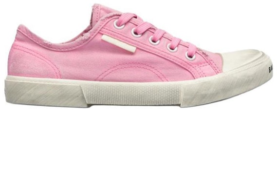 (W) Sneakers Rendah Balenciaga Paris 'Pink Cotton Pudar & Getah Putih' 688757W3RC25590 Order (W) Sneakers Rendah Balenciaga Paris 'Pink Cotton Pudar & Getah Putih' 688757W3RC25590